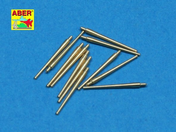 Aber 350L-41 Set of 12 pcs 100 mm barrels M1930 L45 for French ships 1/350