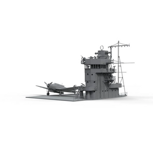 Border Model BSF-001 Akagi Bridge W/Flight Deck and Nakajima B5N2 Kate Combo 1/35 – zdjęcie 4