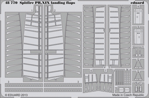 Eduard 48770 Spitfire PR. XIX landing flaps 1/48 Airfix