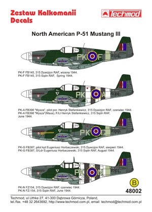 Techmod 48002 - North American P-51 Mustang III 1/48 – zdjęcie 2