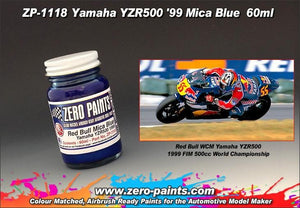 Zero Paints ZP-1118 Yamaha YZR500 &amp;#39;99 (Red Bull) Blue Paint 60ml