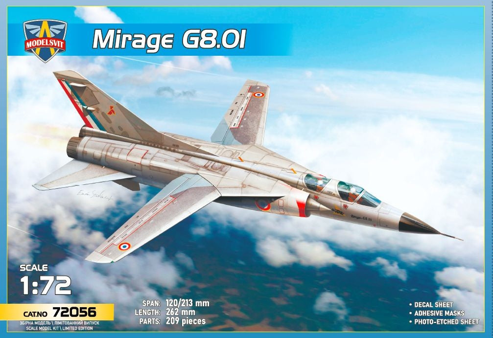 Modelsvit 72056 Mirage G8.01 1/72 – zdjęcie 2