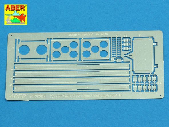 Aber 16075B Pz.Kpfw. IV, Ausf.H Vol.16B - Ammo stowage rack type B for long rounds 1/16 – zdjęcie 3