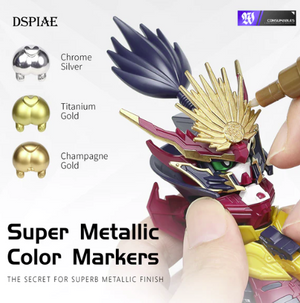DSPIAE MKS-03 Super Metallic Marker Champagne Gold – zdjęcie 2