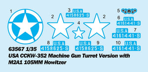 I Love Kit 63567 CCKW-352 with M2A1 105MM Howitzer - Machine Gun Turret Version 1/35 – zdjęcie 4