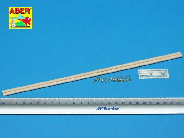 Aber 35D08 Telegraph - pillar set for 2 cross bars with 4 insulators each 1/35 – zdjęcie 2