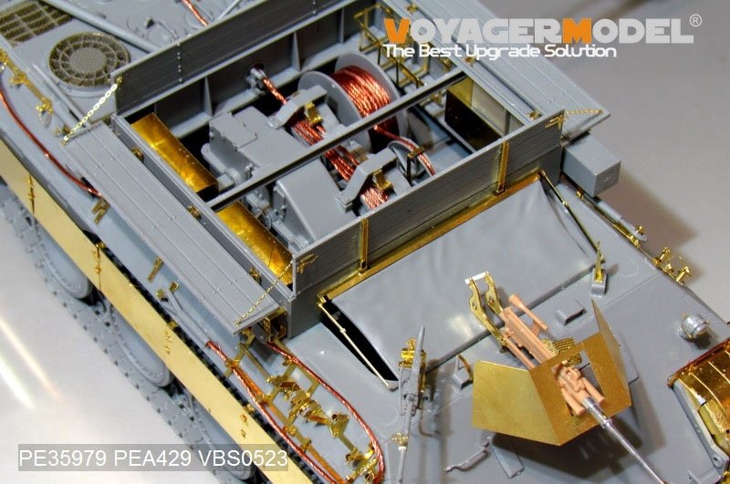 Voyager Model PE35979 WWII German Bergepanther Ausf.A (Early type,Panther A tool holders) Basic For TAKOM 2101 1/35 – zdjęcie 10