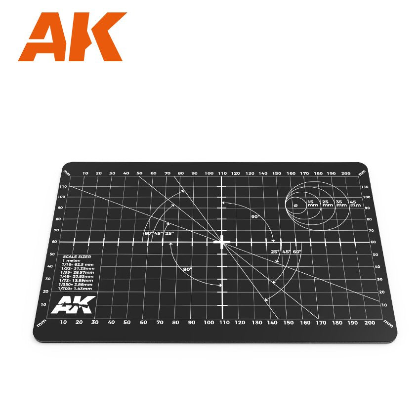 AK Interactive AK9313 DOUBLE SIDE CUTTING MAT (A5) – image 4