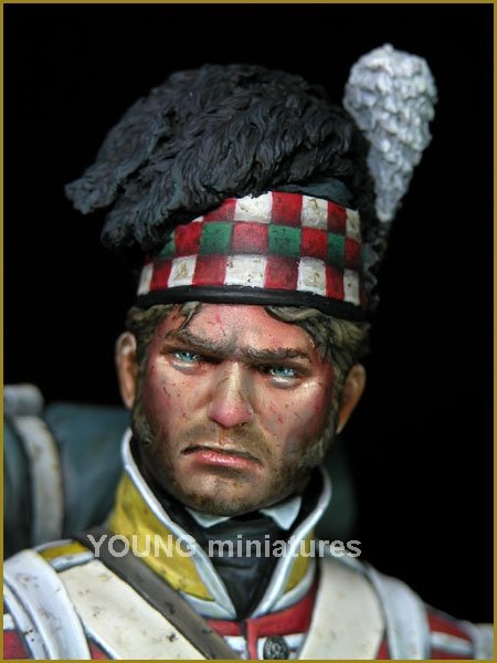 Young Miniatures YH1826 The 92nd Gordon Highlanders Waterloo 1815 1/10 – zdjęcie 8