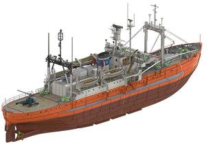 Hasegawa HP001 Antarctic research ship Soya Second Antarctic expedition 1/250 – zdjęcie 12