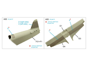 Quinta Studio QP48031 Yak-9T Flaps and panels (Zvezda) 1/48 – image 2