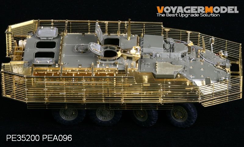 Voyager Model PE35200 Stryker M1126 w/Slat Armor (For AFV35126) include Slat Armor, Space Armor, Suspension cover 1/35 – zdjęcie 4