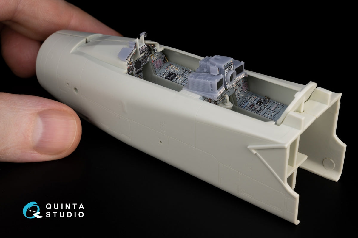 Quinta Studio QDS+48204 Tornado ECR German 3D-Printed &amp;amp; coloured Interior on decal paper (Revell) (small version) (with 3D-printed resin parts) 1/48 – zdjęcie 15