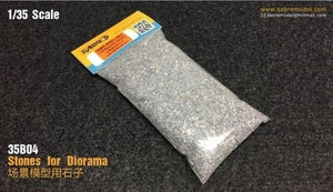Saber Model 35B04 Real Rail Stones for Diorama Schotter 1/35