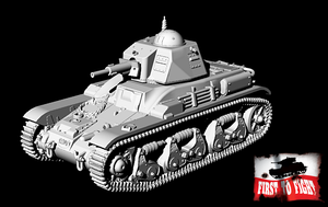 First To Fight PL096 Renault R39 with 37mm SA38 gun 1/72 – image 5