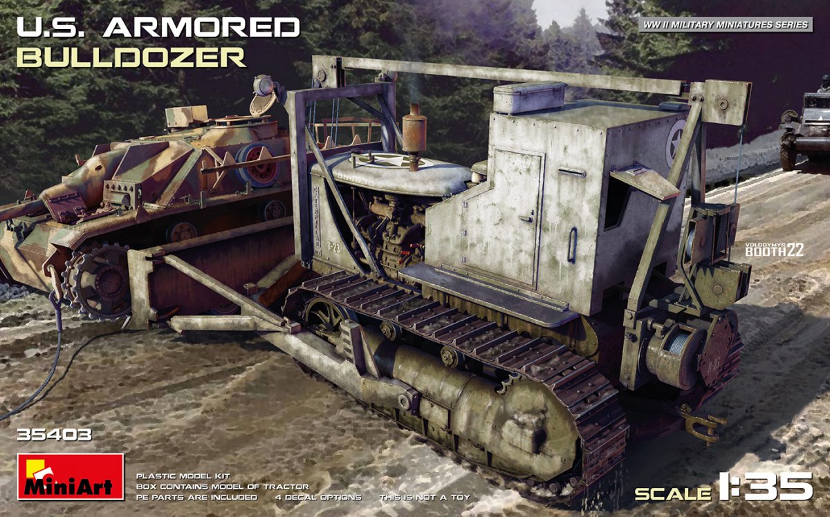 MiniArt 35403 U.S. ARMORED BULLDOZER 1/35