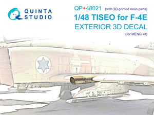 Quinta Studio QP+48021 TISEO for F-4E (Meng) (with 3D-printed resin parts) 1/48