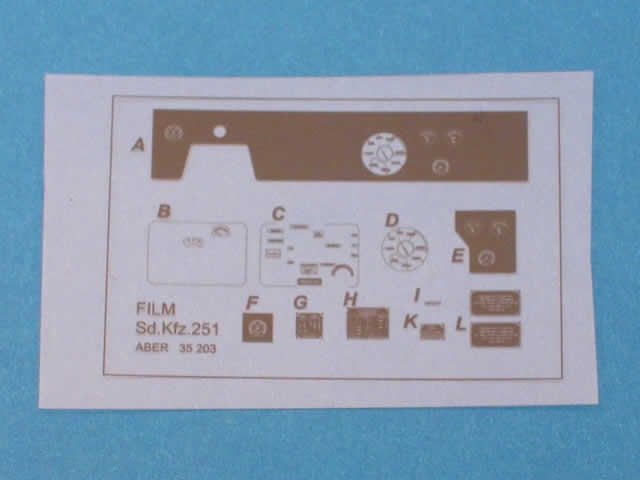 Aber 35203 Armoured personnel carrier Sd.Kfz. 251/1 Ausf. D - vol.1 - basic set 1/35 – zdjęcie 5