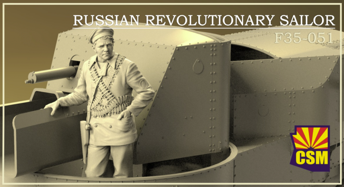 Copper State Models F35-051 Russian Revolutionary sailor 1/35