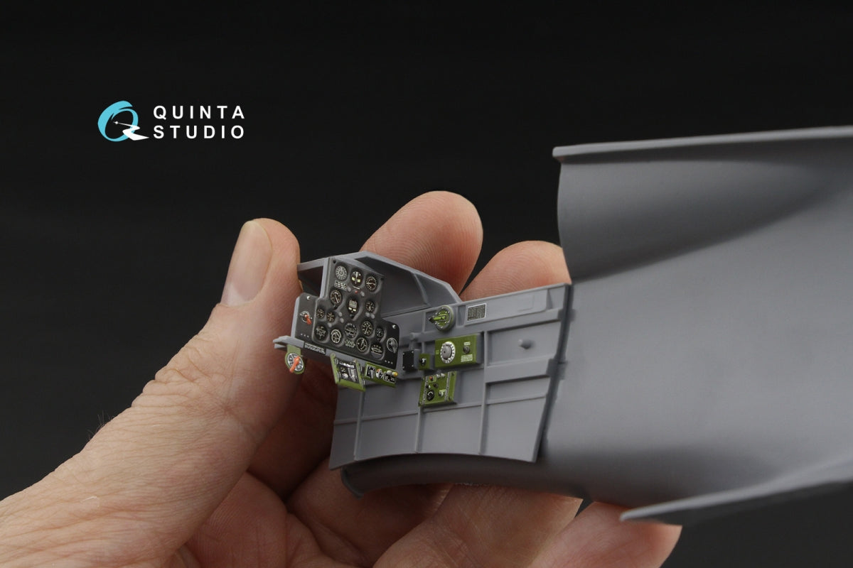 Quinta Studio QD32255 Curtiss H-75 Hawk 3D-Printed &amp;amp; coloured Interior on decal paper (Special Hobby) 1/32 – zdjęcie 8