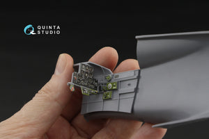 Quinta Studio QD32255 Curtiss H-75 Hawk 3D-Printed &amp;amp; coloured Interior on decal paper (Special Hobby) 1/32 – zdjęcie 8