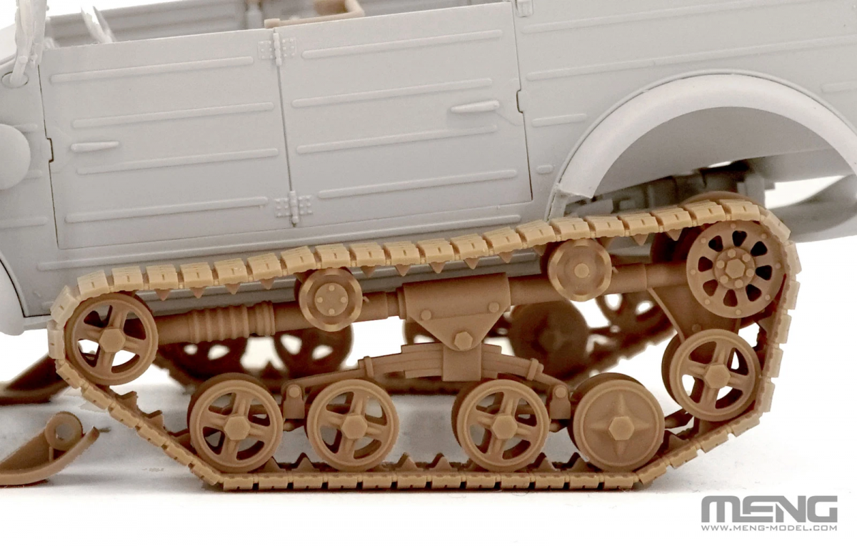 Meng Model Meng VS-018 German Pkw.K1 Kubelwagen Type 155 Half-Track 1/35 – zdjęcie 7
