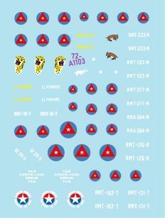 Star Decals 72-A1103 Tanks &amp;amp; AFVs in Cuba # 1. M4A3E8 Sherman, A34 Comet, Staghound, Greyhound, M3A1 White Scout Car, M3A1 Stuart. 1/72 – zdjęcie 2
