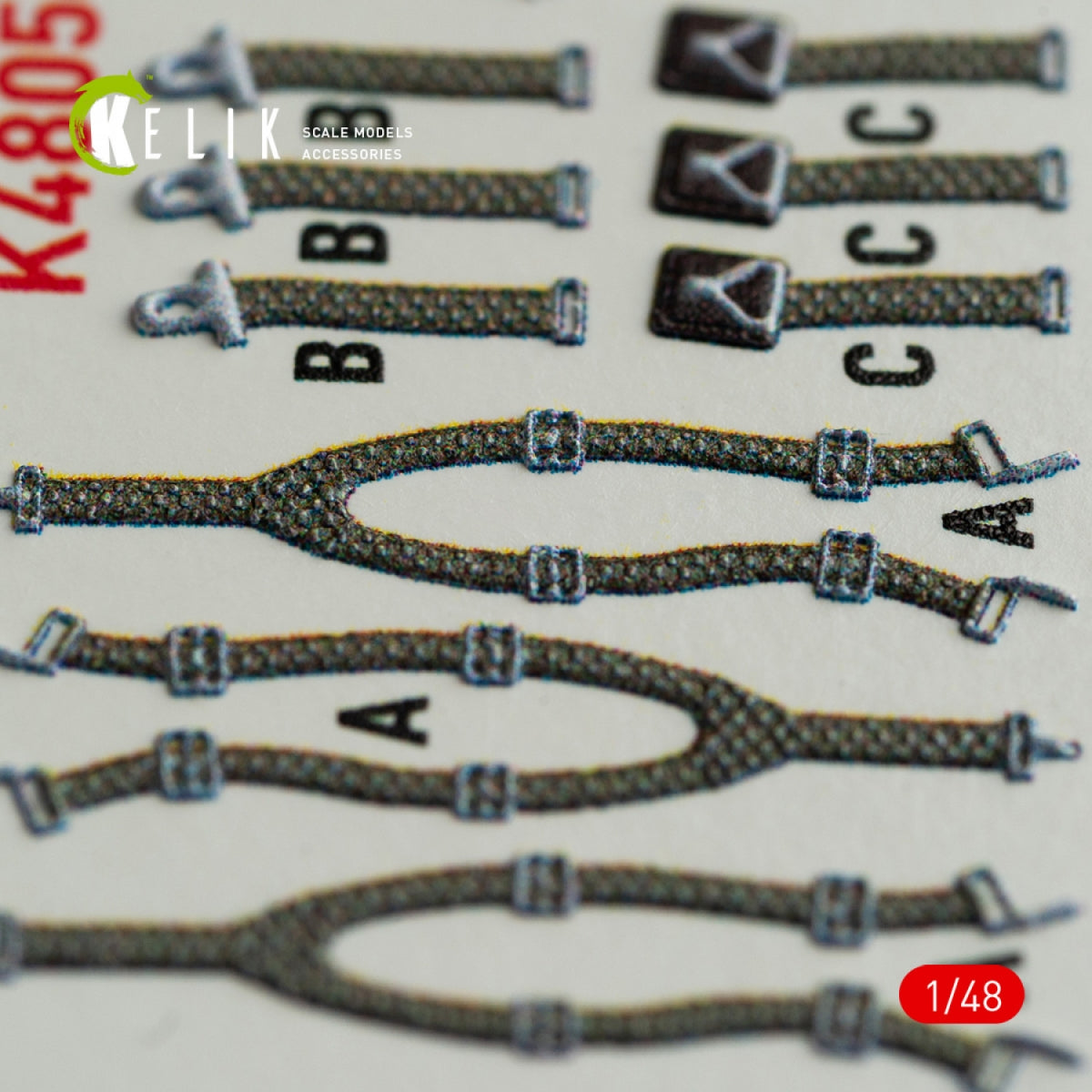 KELIK K48058 P-61B BLACK WIDOW INTERIOR 3D DECALS FOR GWH KIT 1/48 – zdjęcie 4