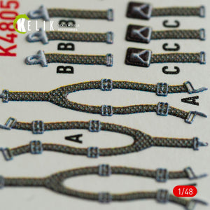 KELIK K48058 P-61B BLACK WIDOW INTERIOR 3D DECALS FOR GWH KIT 1/48 – zdjęcie 4