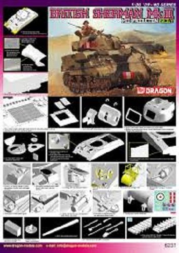 Dragon 6231 Sherman Mk.III Mid Production, Sicily 1/35 – zdjęcie 2
