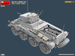 MiniArt 35416 Sd.Kfz.234/2 WITH LUCHS TURRET. INTERIOR KIT 1/35 – zdjęcie 9