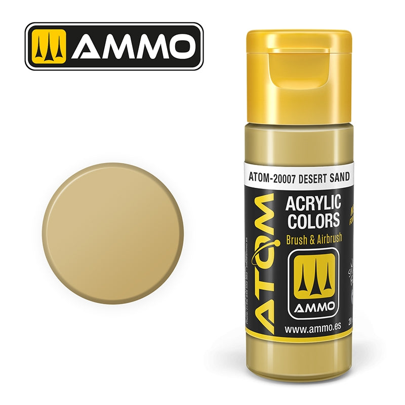 MUNMO de Mig Jimenez 20007 ATOM COLOR Sable du désert 20ml