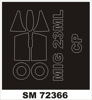 Montex SM72366 MiG-23ML/MLA for CLEAR PROP MODELS 1/72