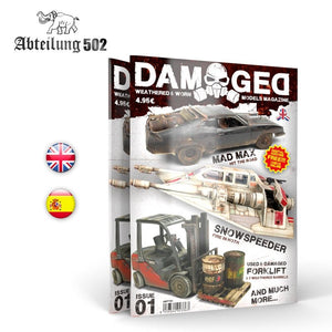 ABTEILUNG 502 ABT701 - Damaged Issue 01 - Weathered &amp;amp; Worn Models Magazine ENGLISH