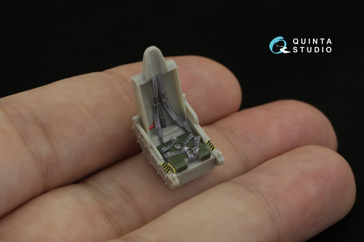 Quinta Studio QD48211 F-5E-3 Tiger II 3D-Printed &amp;amp; colored Interior on decal paper ( AFV Club ) 1/48 – image 5