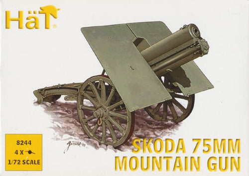 Hat 8244 WWI Skoda 75mm Mtn gun 1/72