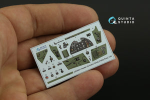 Quinta Studio QD48401 Hawker Hurricane family 3D-Printed &amp;amp; coloured Interior on decal paper (Hobby Boss) 1/48 – zdjęcie 4