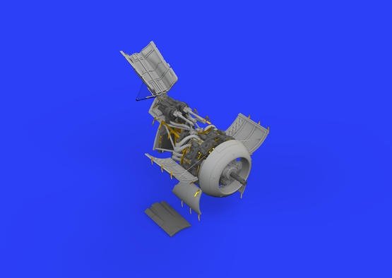 Eduard 648440 Fw 190A-8/ R2 engine &amp;amp; fuselage guns 1/48 EDUARD – image 4