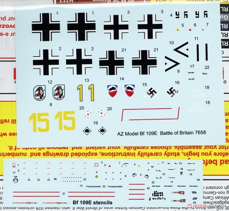 AZ Model AZ7658 Messerschmitt Bf 109 E-3 Battle of Britain 1/72 – image 4