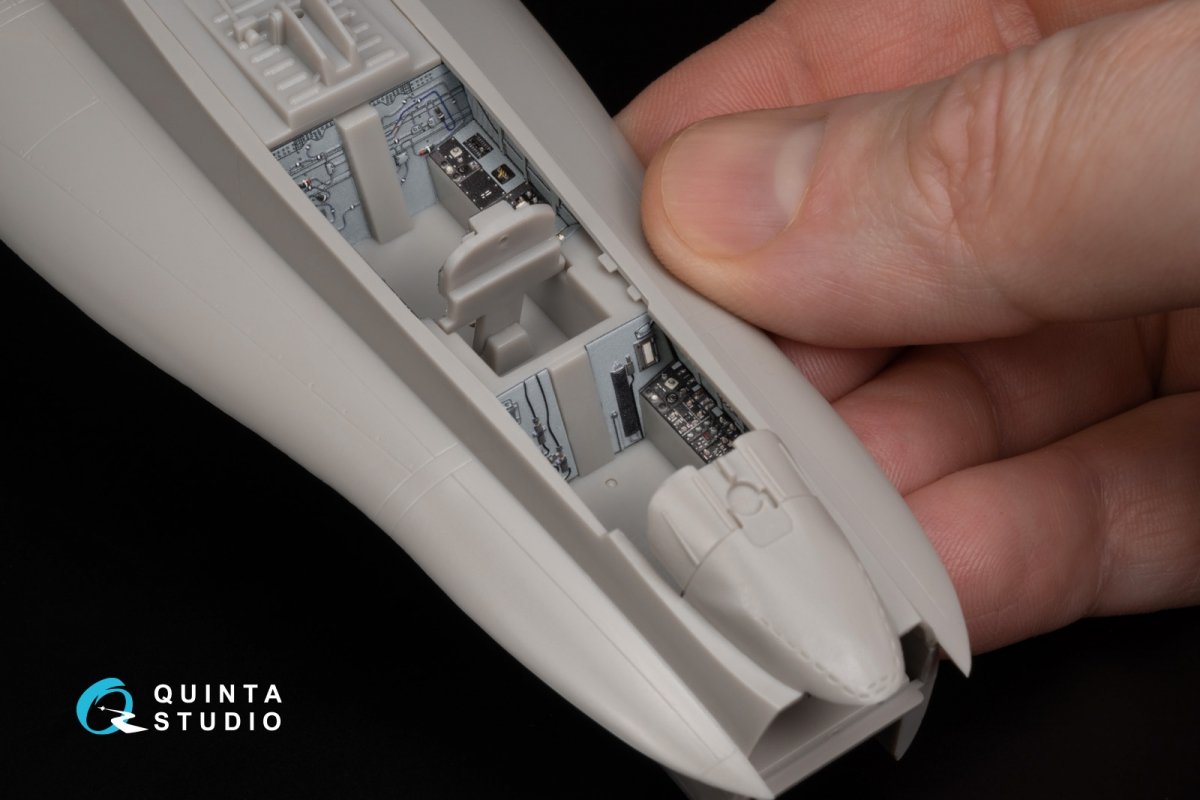 Quinta Studio QD48345 F/A-18B 3D-Printed &amp;amp; coloured Interior on decal paper (Hasegawa) 1/48 – zdjęcie 10