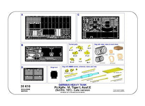 Aber 35K10 Pz.Kpfw. VI Ausf.E (Sd.Kfz.181) Tiger I – Late version (premium set) 1/35 – image 14