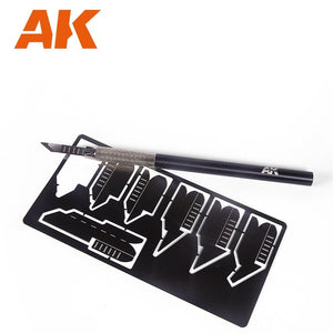 AK Interactive AK9311 PHOTO ETCHED SAW SET – immagine 2