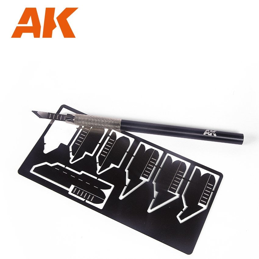 AK Interactive AK9311 PHOTO ETCHED SAW SET – immagine 2