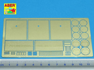 Aber 35A046 Boczne zbiorniki paliwa i wytwornice dymu do T-34 1/35 – zdjęcie 2