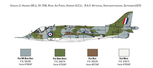 Italeri 1435 HARRIER GR.1 Transatlantic Air Race 50th 1/72 – zdjęcie 4