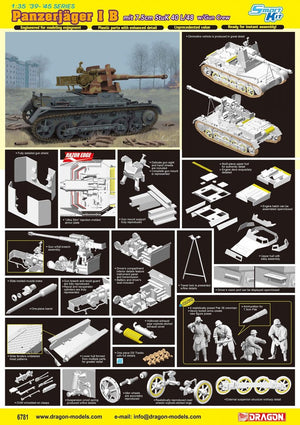 Dragon 6781 Panzerjager IB with StuK 40 L/48 - Smart Kit (1/35)