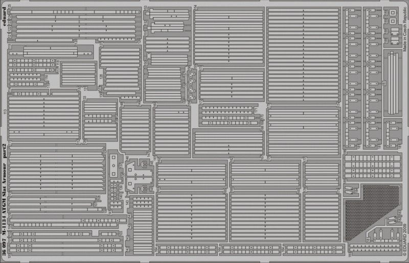 Eduard 36097 M-1134 ATGM slat armour 1/35 AFV Club – zdjęcie 3