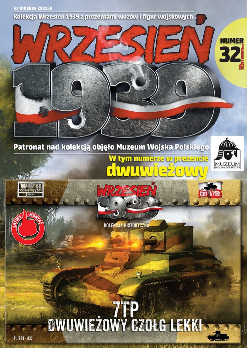 First to Fight PL032 7TP Dwuwieżowy Czołg Lekki 1/72