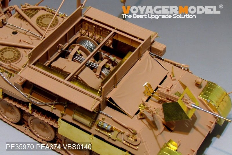 Voyager Model PE35970 WWII German Bergepanther Ausf.A (Late type,Panther G tool holders) Basic For MENG SS-015 1/35 – image 13