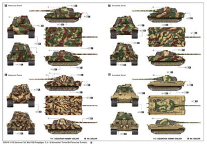 Trumpeter 00910 German Kingtiger 2in1 (Henschel Turret Porsche Turret) 1/16 – zdjęcie 5